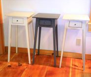 Small Hepplewhite Nightstand (Painted) 1 small