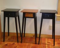 Small Hepplewhite Nightstand (Painted) 2 small