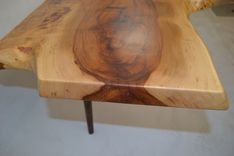 Heavily Figured Live Edge Pecan Coffee Table 4 small