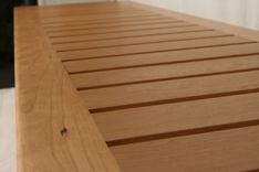 Wegner Style Slat Bench In Cherry 4 small
