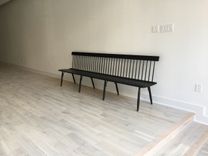 Ebonized Spindle Back Bench 2 small