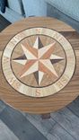 Nautical Inlay On Black Walnut End Table 1 small