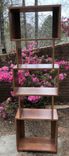Bookcase Or Room Divider Mid Century Modern Finished Custom Made Tall Boy With Extra Height Shelves 2 small