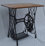 Vintage Singer Treadle Sewing Table With Hardwood Top 1 small