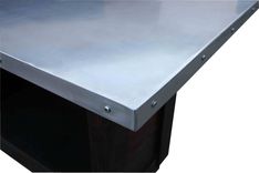 Melanie, Custom Zinc Kitchen Island 4 small