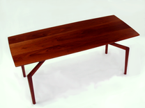 Walnut Coffee Table, Modern Spider Leg Design - Mid-Century Modern, Scandinavian Design Influence 2 small