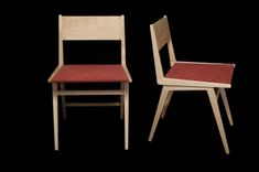 K Chair: Danish Modern Dining Chair In Maple 3 small