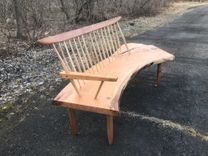 George Nakashima Style Conoid Bench 3 small