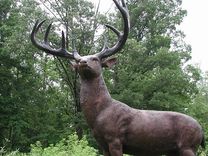 Bronze Deer/Stag | Life Size Bronzes - Custom Bronze Statues & Sculptures - Lost Wax Casting 1 small