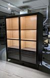 White Oak Dining Room Display Cabinet 2 small