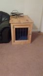 Reclaimed Wood End Table Kennel 1 small
