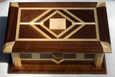 Walnut And Maple Music Box 1 small