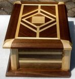 Walnut And Maple Music Box 3 small