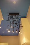 Custom Metal Light Fixture. 1 small