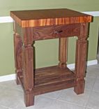 Kitchen Island - Tigerwood/Walnut Butcher Block 1 small