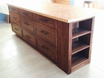 Butcher Block Kitchen Island 2 small