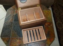 Hand-Crafted Desk Top Humidor 3 small