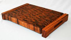Tigerwood End Grain Cutting Board 1 small