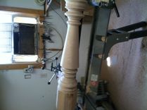 Custom Turned Stair Newel Post 4 small