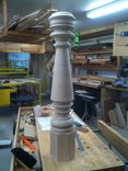 Custom Turned Stair Newel Post 6 small