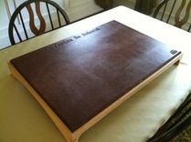 Personalized End Grain Cutting Board / Serving Tray 2 small