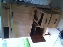 Drop Front Office Armoire 2 small