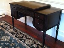 Makeup Vanity W Lighted/Forward Sliding Lift Up Mirror 2 small