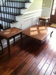 Coffee Table (Mahogany W/ Birdseye Maple Inlays) 1 small