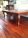 Coffee Table (Mahogany W/ Birdseye Maple Inlays) 2 small