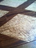Coffee Table (Mahogany W/ Birdseye Maple Inlays) 5 small