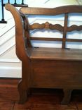Swedish Entry Foyer Bench With Seat Storage And Hidden Cubby 3 small