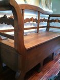 Swedish Entry Foyer Bench With Seat Storage And Hidden Cubby 4 small