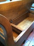 Swedish Entry Foyer Bench With Seat Storage And Hidden Cubby 6 small