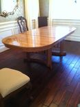 Cherry Oval Dining Table (Extends To 8 Ft) 1 small