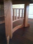 Cherry Oval Dining Table (Extends To 8 Ft) 3 small
