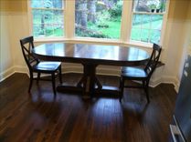 Oval Dining Pedestal Table-Cherry 1 small