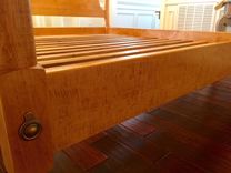 Platform Bed With Turned Legs (Cherry) 2 small