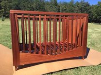 Mahogany Baby Crib 1 small