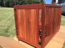 Mahogany Baby Crib 4 small