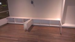 Bench Seat With A Display Case 2 small