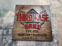 Custom Business Sign. 24x24in 1 small