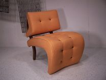 Upholstered Orange Chair 1 small