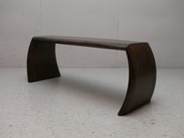 Modern Wood Bench / Flat Top Dialogue Bench 1 small