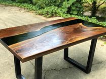 Handcrafted Walnut River Table 4 small