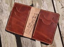 Handmade Leather Wallet Raeda Wickett & Craig Brown We The People Usa 3 small