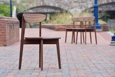 Mid-Century Modern Walnut Dining Chair - Ariana Chair 1 small