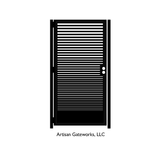 Artistic Metal Gate - Modern - Bar - Decorative Steel Panel - Custom Gate 5 small