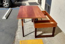Sapele And Wenge Lift-Top Coffee Table 3 small