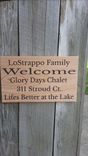 Cedar Name Signs 6 small