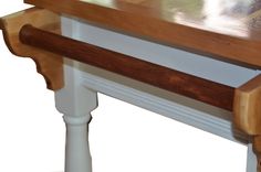Country Kitchen Island ~ Exotic Wood Top 2 small